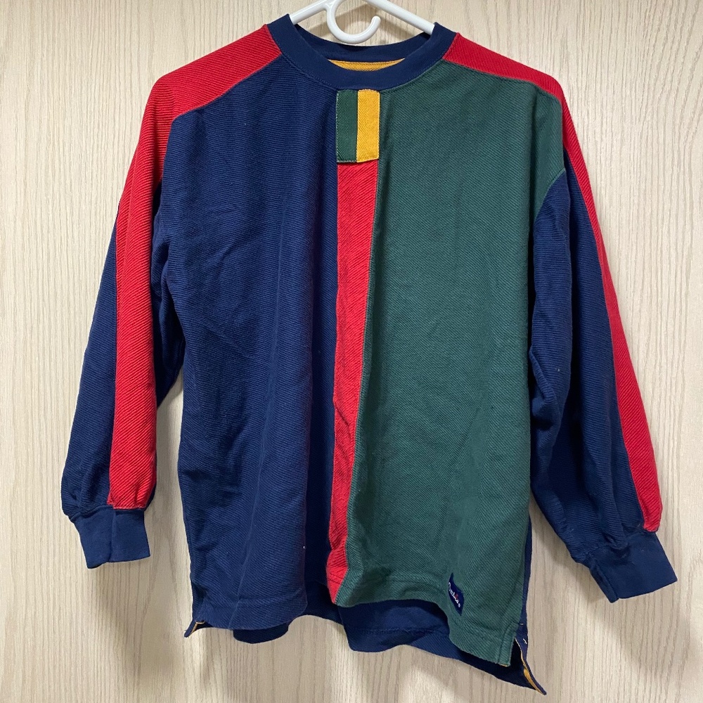 Vintage Catalina Size XL Boys Multi Colored Cotton Pullover Sweater.
